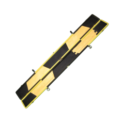 Snooker Lederkoffer 3/4 schwarz gelb